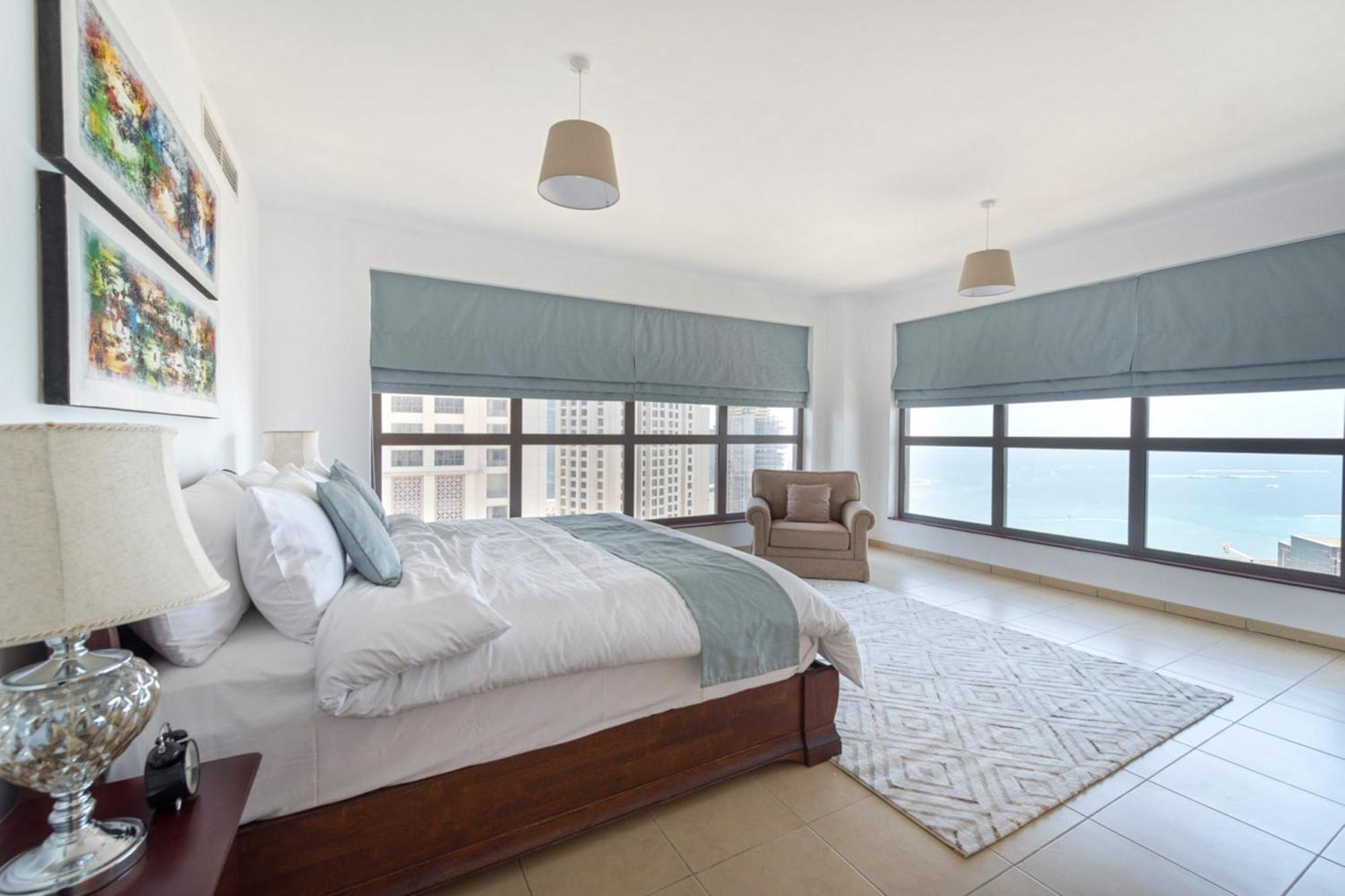 Stunning Marina & Sea View 4 Bedroom Apartment, Murjan 6 Jumeriah Beach Dubái Exterior foto