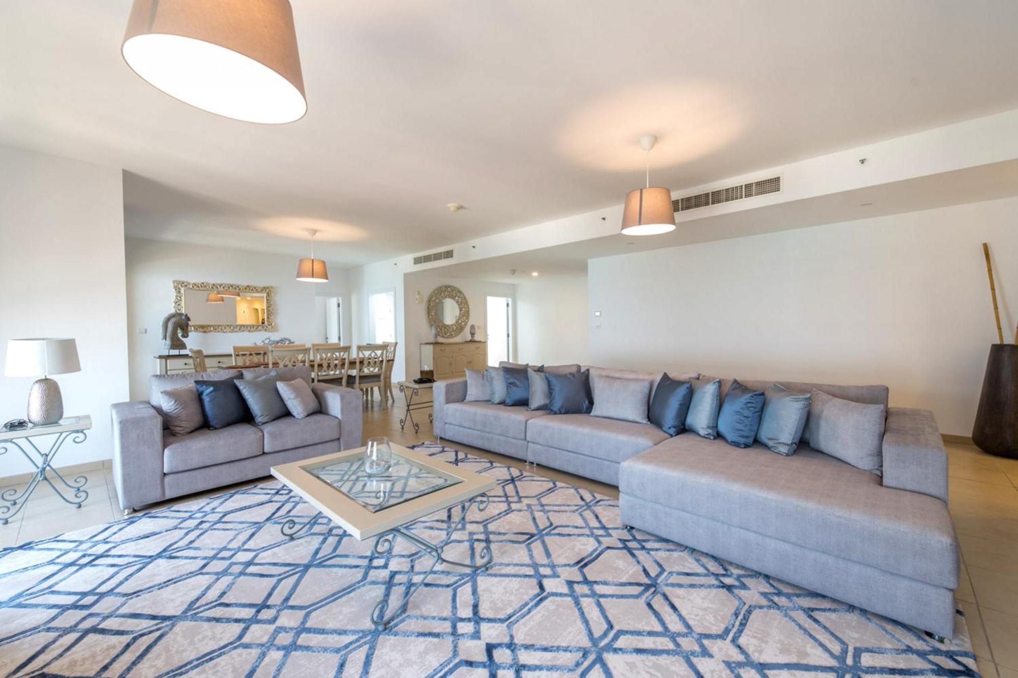 Stunning Marina & Sea View 4 Bedroom Apartment, Murjan 6 Jumeriah Beach Dubái Exterior foto